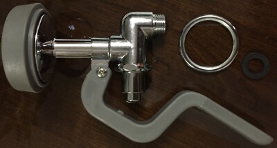 Pre-Rinse Spray Nozzle Valve- for Commercial Kitchen Sink Brass/Polished Chrome 