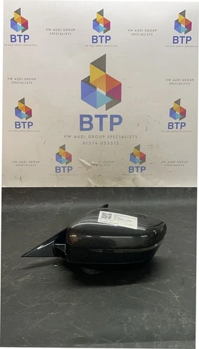 Bmw 5 Series G30 G31 17-23 Door Mirror Electric (passenger Side) CARBON F0184101