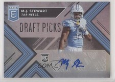 2018 Panini Elite Draft Picks Draft Picks Auto MJ Stewart #217 Auto pm6