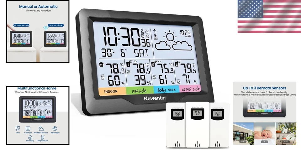 Wireless Weather Station w/ Multiple Sensors - Image 2 of 4
