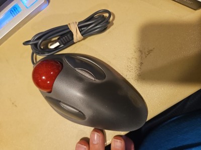 LOGITECH T-BC21 MARBLE MOUSE USB 804377-0000 4-BUTTON TRACKBALL