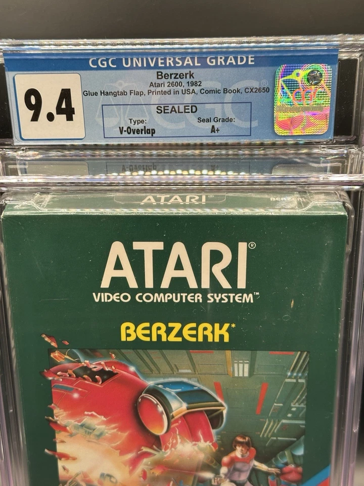 Atari 2600 - Berzerk 9.4 A+ - Very Rare High Grade - Sealed - New - CGC - Image 2 of 4