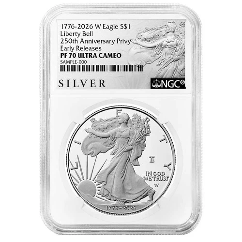 2026-W $1 1-oz Proof American Silver Eagle NGC PF70UC ER ALS Label