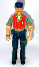 Vintage 1984 Hasbro GI Joe CUTTER v1 3.75" Action Figure Loose Hovercraft Pilot