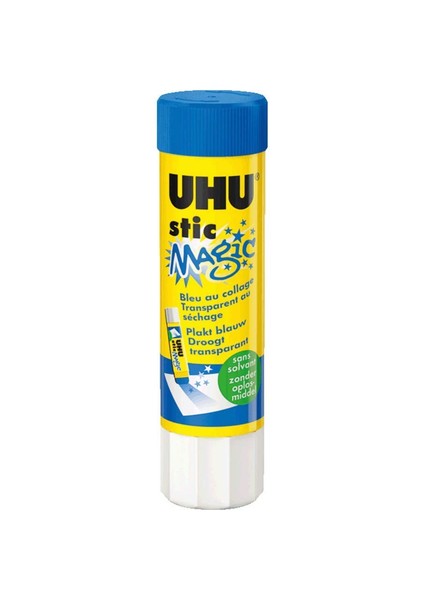 UHU Stic Magic Blue Klebestift Ohne LöSungsmittel Basteln Schule 8,2G-image