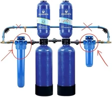 Aquasana Whole House Water Filter System with Salt-Free Conditioner, 600,000 Gl
