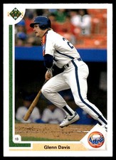 Glenn Davis 1991 Upper Deck #535 Astros MLB READ FREE SHIPPING AutographDen