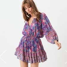 Spell & The Gypsy Dress Size Small Bianca Wisteria Play Dress Boho Festival