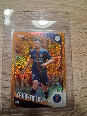 Warren Zaїre-Emery (Paris Saint-Germain) /25 TOPPS Chrome 2025/2026