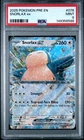 2025 Pokemon Prismatic Evolutions Snorlax ex Holo #076/131 PSA 9