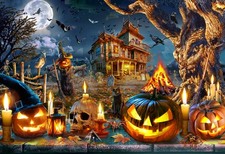 Halloween Nightmare 100 Piece Jigsaw Puzzle - Large Interlocking Pieces Per...