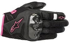 Stella SMX-1 Air V2 Gloves, Women's Short Cuff Fit, Small Black/Fuchsia