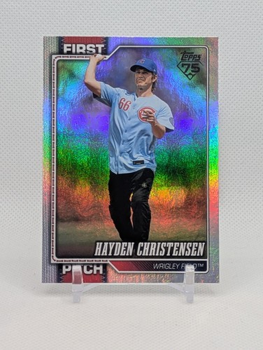2026 Topps Series 2-First Pitch Hayden Christensen #FP-15 Rainbow Foil MLB Cubs