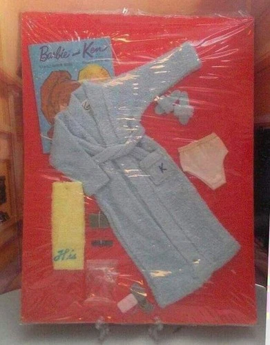 VINTAGE MATTEL BARBIE KEN TERRY TOGS # 784 1962 SET, NRFB NEW IN PACKAGE!!