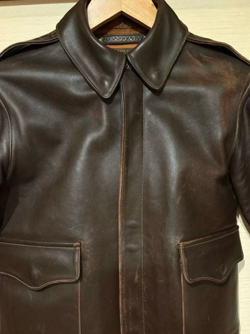 Buzz Rickson's TYPE A-2 Leather Flight Jacket M s… - image 2
