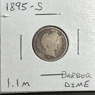 1895-S Barber Silver Dime/Low Mintage
