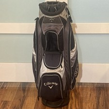 Callaway 14 Way Golf Cart Carry Bag Black Gray Light Weight HAS WEAR SEE PHOTOS
