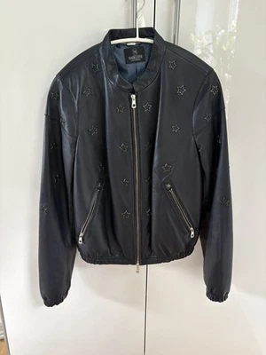 Lederjacke, absolut NEU, Gr36/38, Blouson in Nachtblau - Bild 1 von 4