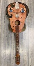 Chitarra classica collezione Musical Cherubini Roma dipinta a mano volto donna