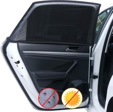 Upgraded Car Rear Side Window Shades, Breathable Mesh Stretch Window Covers S...