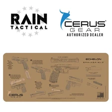 Springfield® Echelon Instructional Gun Mat Jumbo 12" X 27" Cerus Gear FDE