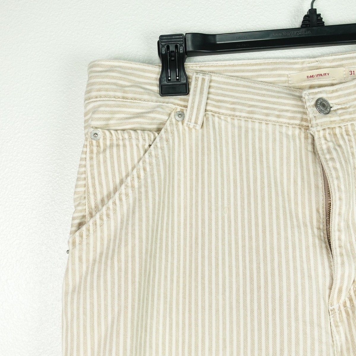 Levis Premium Jeans Women SZ 31 Dad Utility High Rise Baggy
