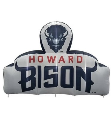 Logobrands Howard Bison 7ft. X 10ft Oversized Team Inflatable Lights Licensed