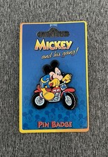 DISNEY STORE UK MICKEY BMX BIKE ~ MICKEY AND HIS FRIENDS PLASTIC SERIES PIN