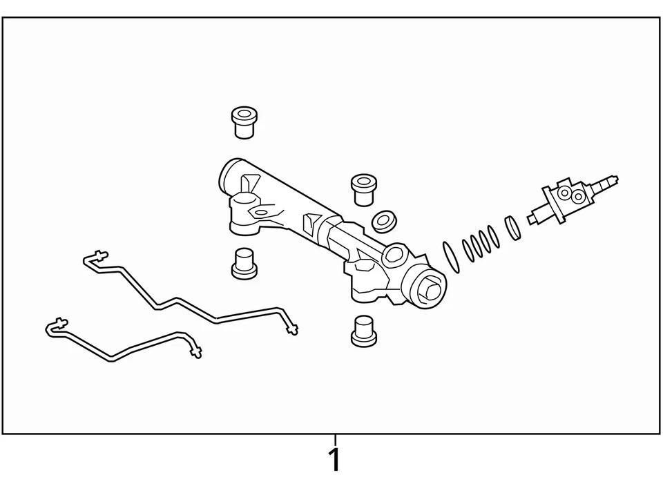 Engranaje de dirección/rack y piñón de Toyota Tundra 10490600 2018 Foto 4 de 4