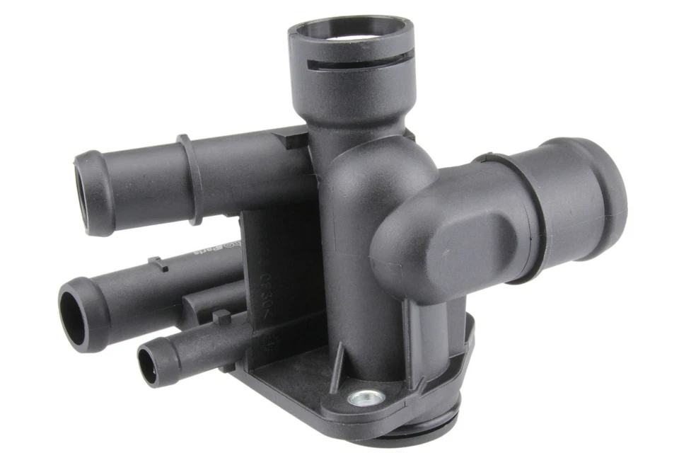 Запчасти URO 06F121132H фланж охлаждающей жидкости для 06-13 A3 Eos Golf R GTI Jetta Passat TT - Изображение 4 из 4