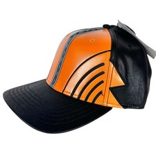 New Bioworld Chainsaw Man Pochita Faux-Leather Snapback Hat Crunchyroll Anime