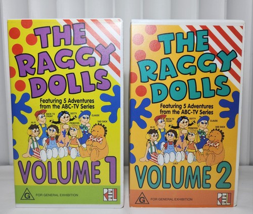 The Raggy Dolls - Volume 1 & 2 - ABC TV Series 1995 VHS Tape | eBay ...