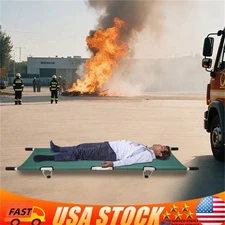 Medical Foldable Patient Transfer Stretcher Portable Rescue Stretcher Transport