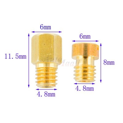 42Pcs Carburetor Jet Kit for Mikuni Main N100.604 VM28/486 VM4/042