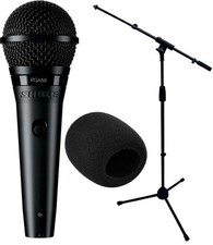 Shure PGA58-XLR Cardioid Dynamic Vocal Microphone w/ Stand