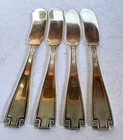 New ListingGorham Etruscan Sterling Silver Butter Knives Set of 4 – 5 3/4" Flat Handle