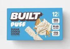 💫 Built Puff Protein Bar, NEW! Sugar Cookie Chunk Limited Release, 12 Pack
