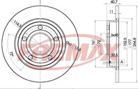 Bremsscheiben FüR Mazda 3 Limo BK BL 10-14 C24Y-26-251C-9A