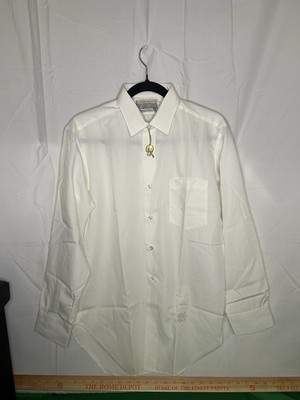 Crocodile Permanent Press Dress Shirt Men s 15.5 32