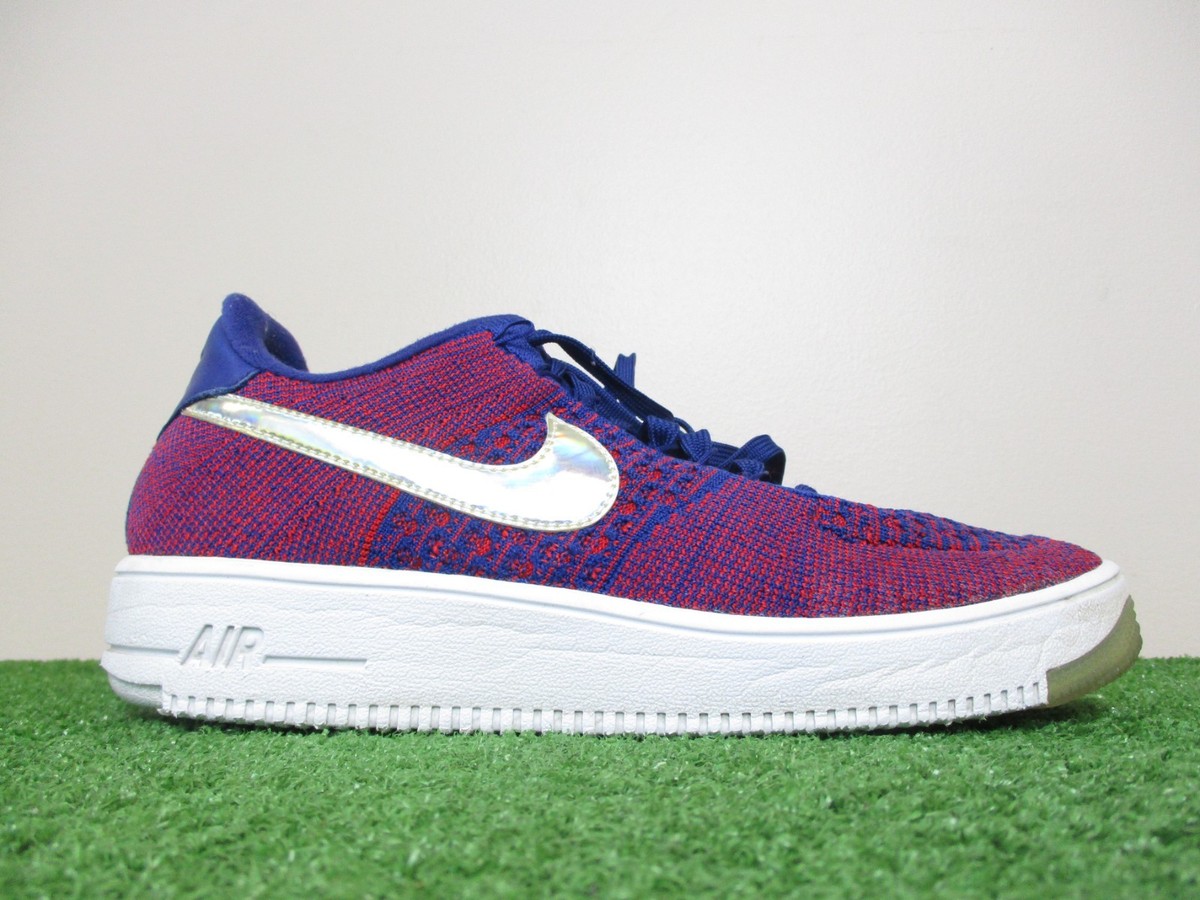 Nike Air Force 1 Ultra Flyknit Low USA Shoes Mens 9 Red Blue  display picture 1