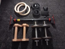 Multi home gym Alpidex (gym rings) tlcrva (parralets) Rinosport (pull up bar)