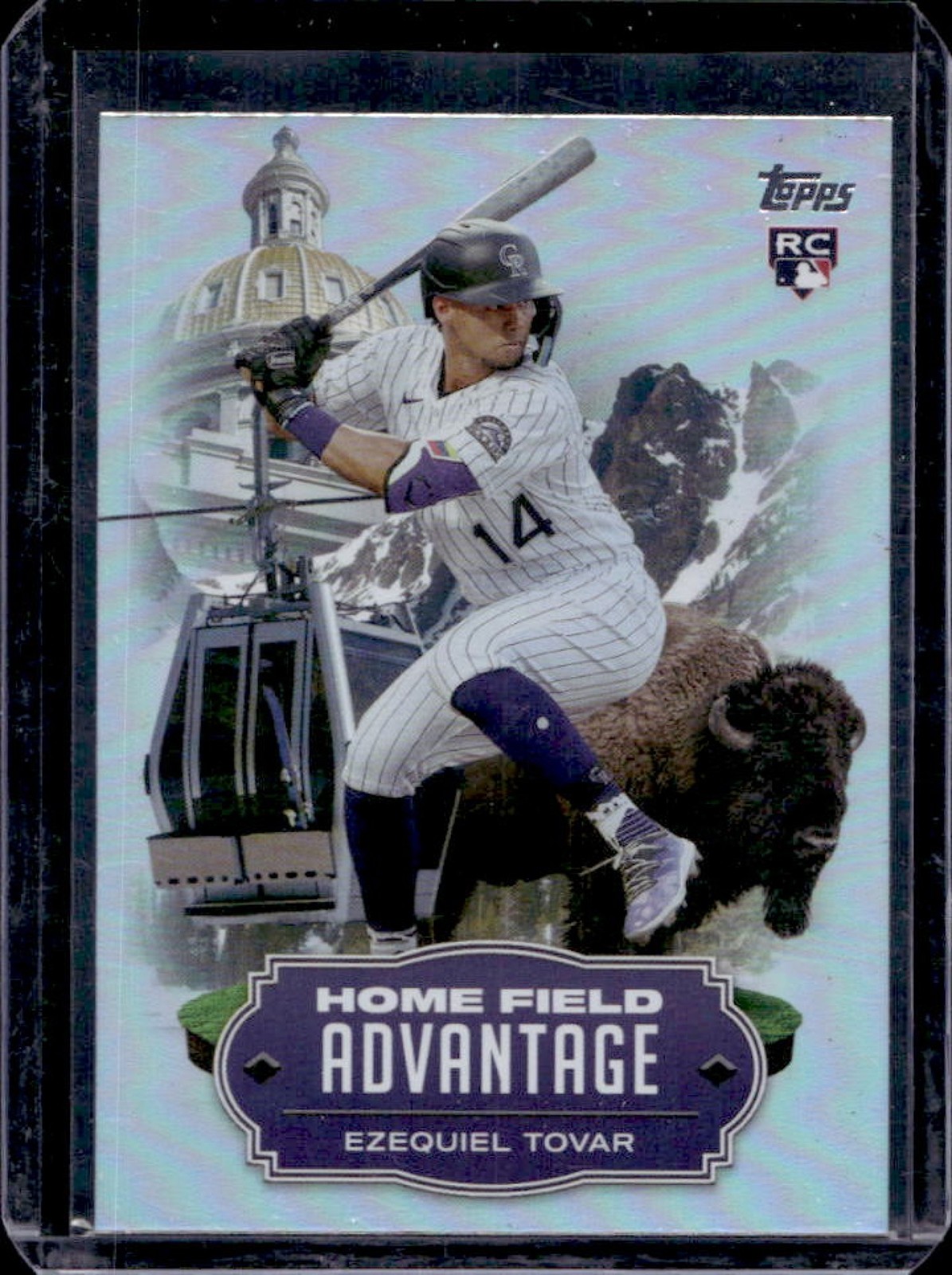 2023 Topps Update Ezequiel Tovar Home Field Advantage RC Rookie #HA-22 Rockies