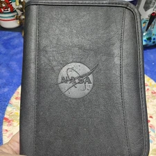 LEED’S Zippered Notebook Organizer NASA 9.5"x 7"