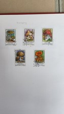 Hungarian 5 stamps Poisonous Mushrooms, 1986
