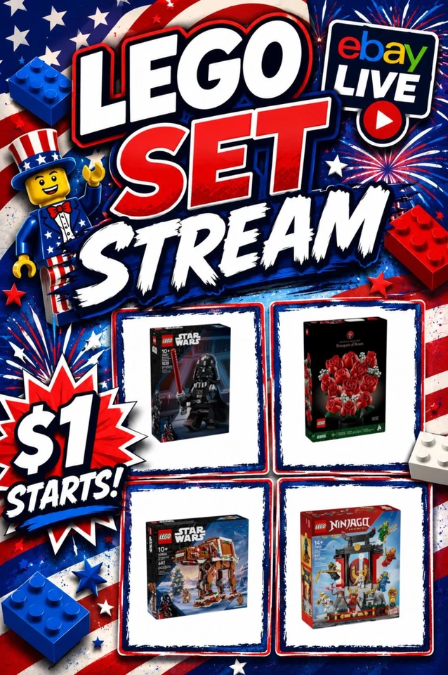🚨 4th of July LEGO MEGA Sale!! 200+ Sealed LEGO Sets