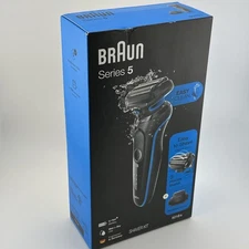 Braun Series 5 5018s Wet & Dry Shaver - Blue - BRAND NEW in Sealed Box NIB