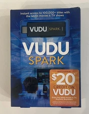 Vudu Spark Digital Media Streamer HDMI Streaming Stick - Credit May Expire - New