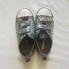 Converse All Star Unisex Toddler Low Top Hook Loop Speckled Black US 10