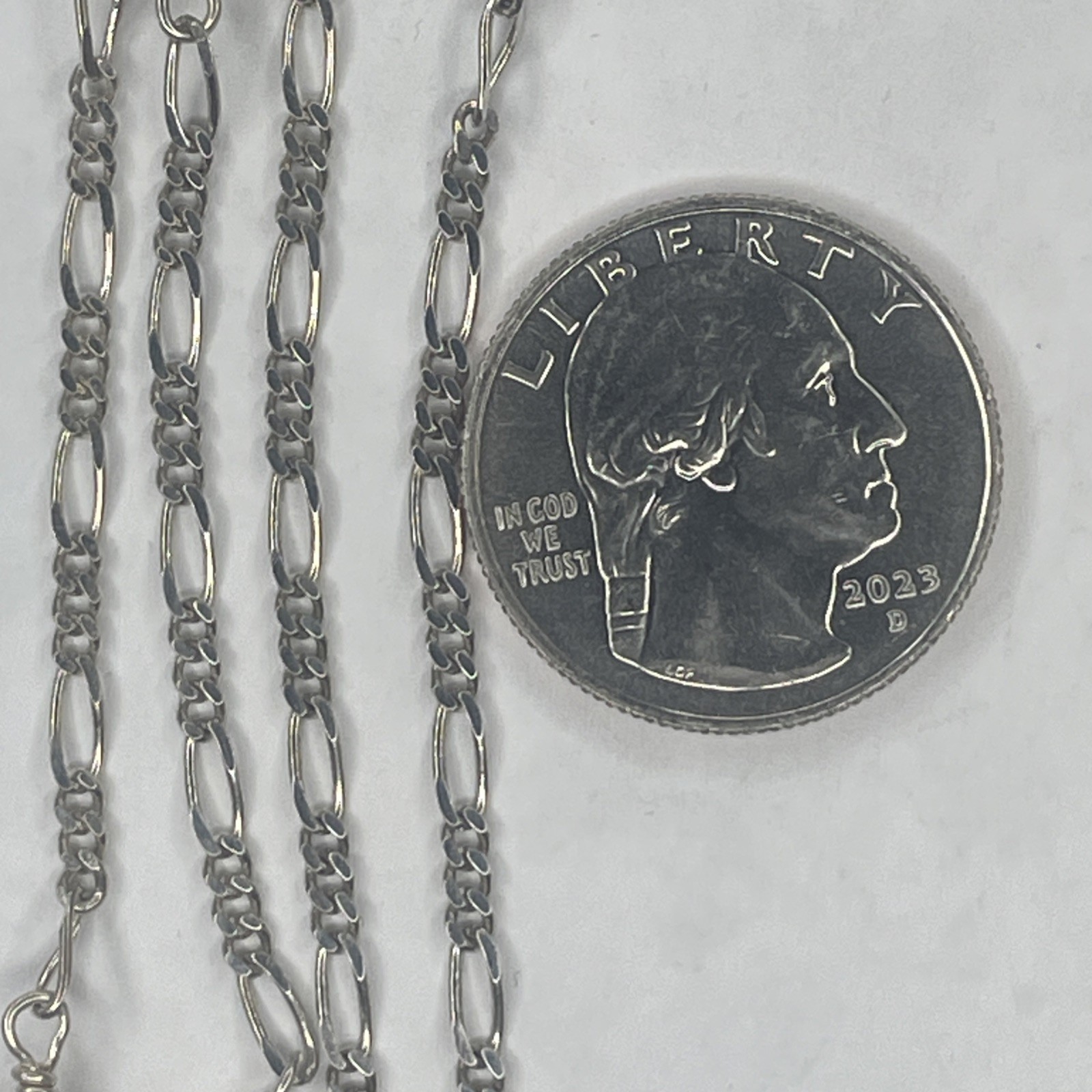 Solid Sterling 21” Figaro Artisan Made Carnelian … - image 6