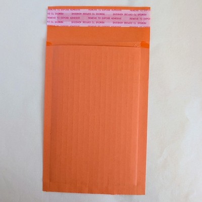 Orange Öko Papier gepolsterte Umschläge x200 165x100 mm kunststofffrei Versandtaschen